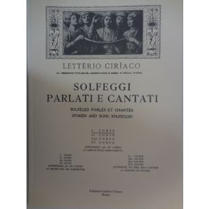 L.CIRIACO - Solfeggi Parlati E Cantati I Corso