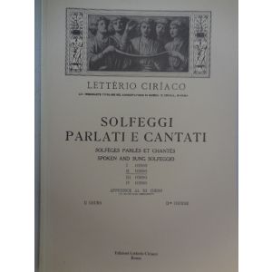 L.CIRIACO - Solfeggi Parlati E Cantati Ii Corso
