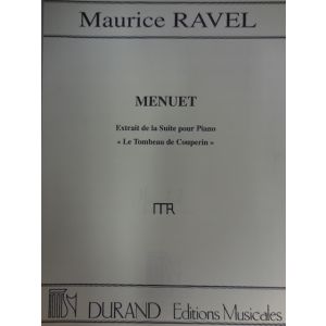 DURAND - M.Ravel Menuet (from Le Tombeau de Couperin) DR956905